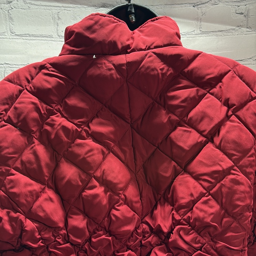 St.John’s Bay red puffer winter jacket - Picture 7 of 9